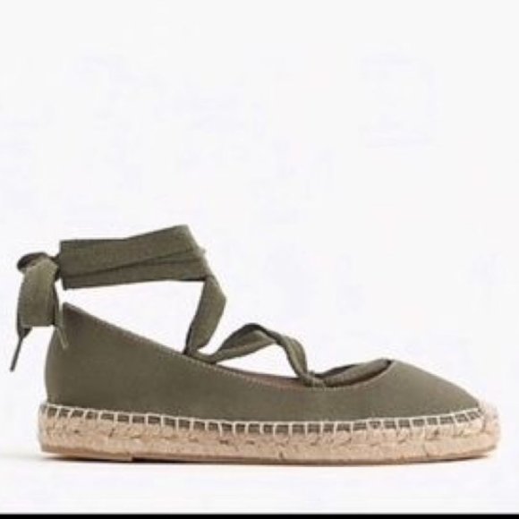 J. Crew Shoes - J.CREW Lace Up Espadrilles - Size 9